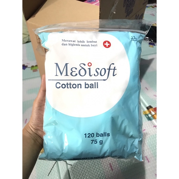 MEDISOFT COTTON BALLS 120BALLS