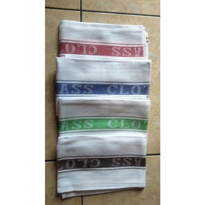 Kitchen Cloth, Glass Cloth, Kitchen Towel 40x70 cm Lap Gelas Piring Mangkok