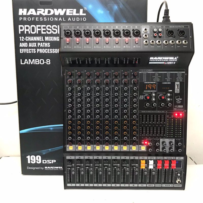 MIXER HARDWELL LAMBO 8 LAMBO-8 HARDWELL LAMBO 8 SOUNDCARD BLUETOOTH