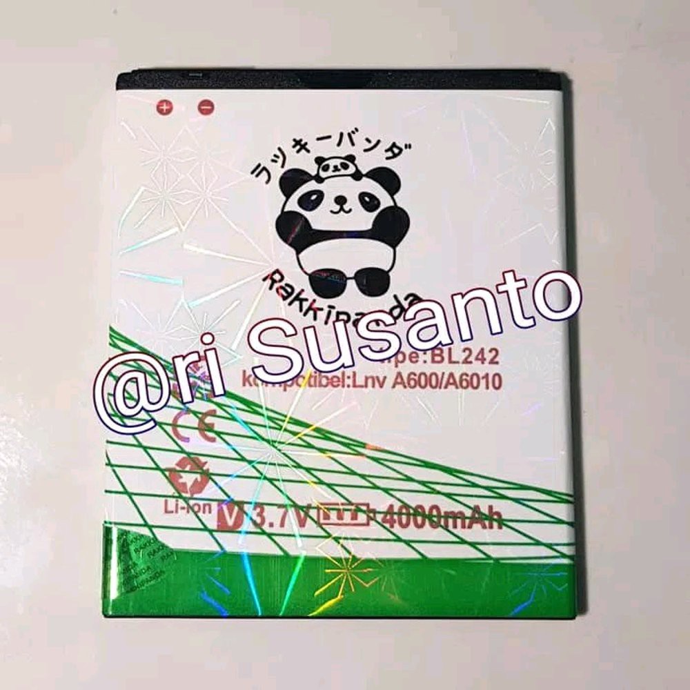 Baterai Rakkipanda BL242 BL259 for Lenovo Lemon K3 - Vibe K5 Plus A6020A46 Double Power 4000mAh