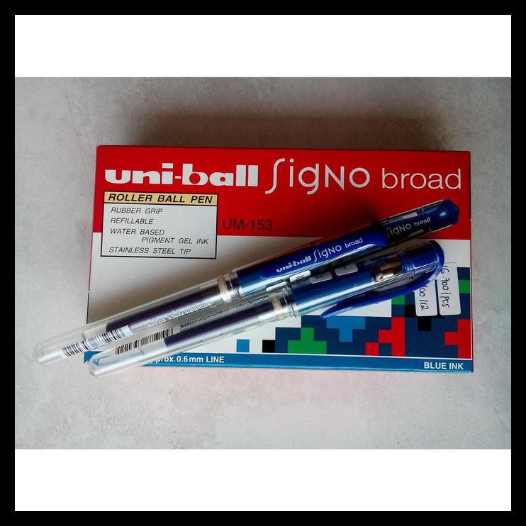 

BEST SELLER Pulpen Uniball Signo Broad (Hitam/Biru) (per Lusin) - Hitam