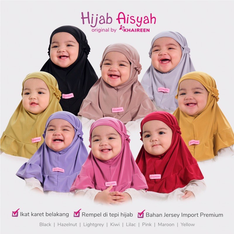 Khaireen hijab anak Hijab Aisyah