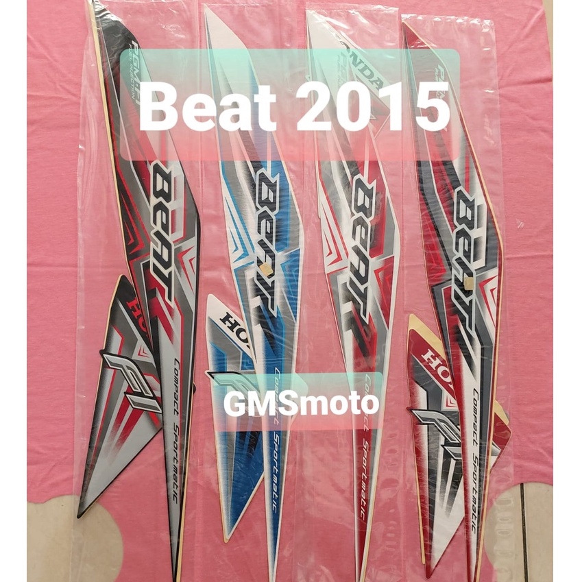 Stiker striping motor Beat 2015 Honda
