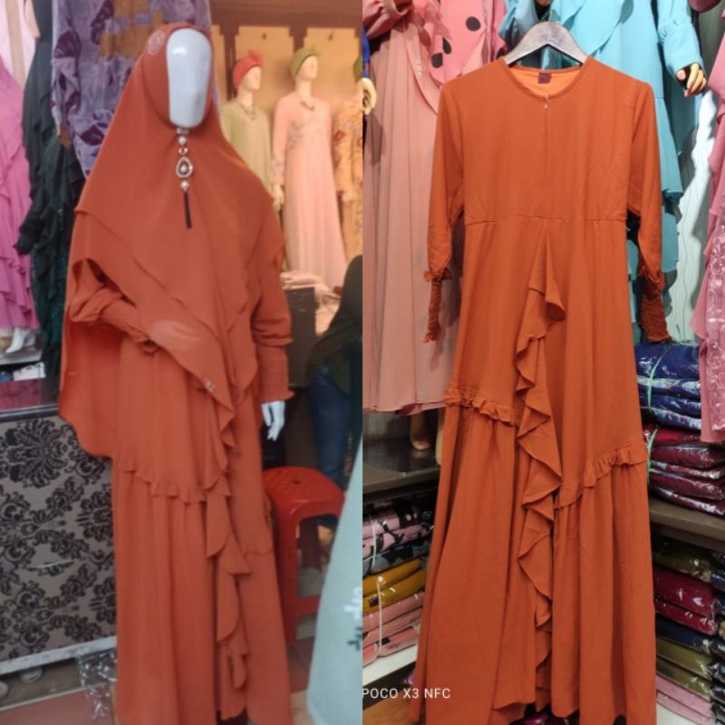 Naura set syar'i by khz - syari Termurah