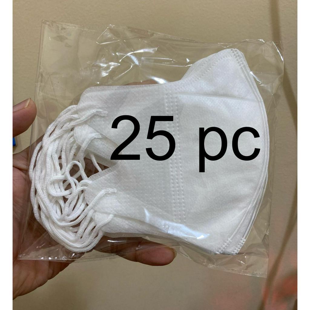 Masker DUCKBILL 3 Ply 1 ( kotak Isi 50 Pcs) DUCBIL-PUTIH 25 PCS PLASTIK