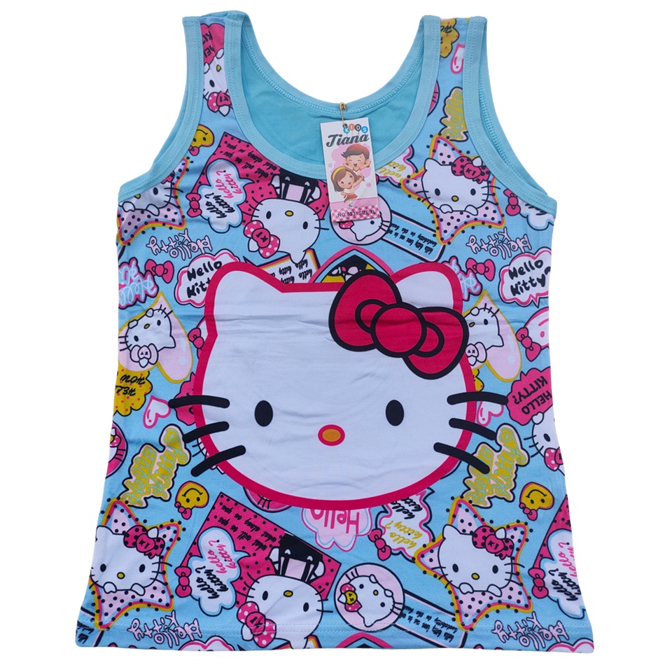 Kaos Singlet Motif HK CUTE TALI BESAR / Kaos Dalam Anak Perempuan