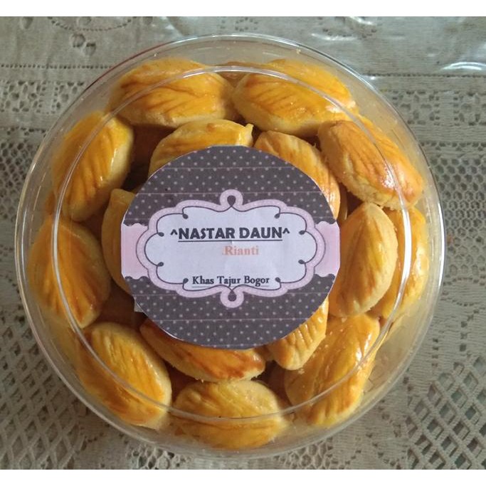 Kue Kering - Kue Nastar Daun Isi Selai Nanas Home Made 500 gr