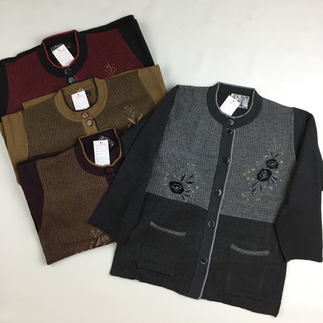 Mantel Rajut Wanita Sweater Ibu ibu 1492