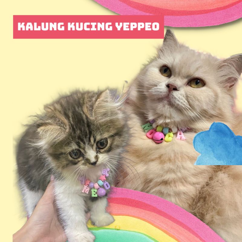 KALUNG KUCING YEPPEO FREE CUSTOM NAMA