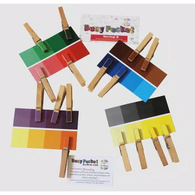 

New Jepit Gradasi Warna / Colour box series pocket