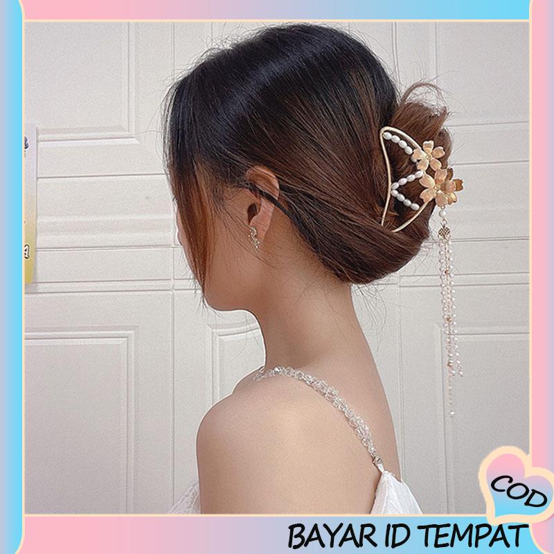 COD❤️ Butterfly Jepit Rambut Bentuk Kupu-Kupu Bahan Metal Ukuran Besar-A.one