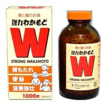 WAKAMOTO Strong Obat Maag Nyeri Lambung  1000Tabs    Made In Japan Murah