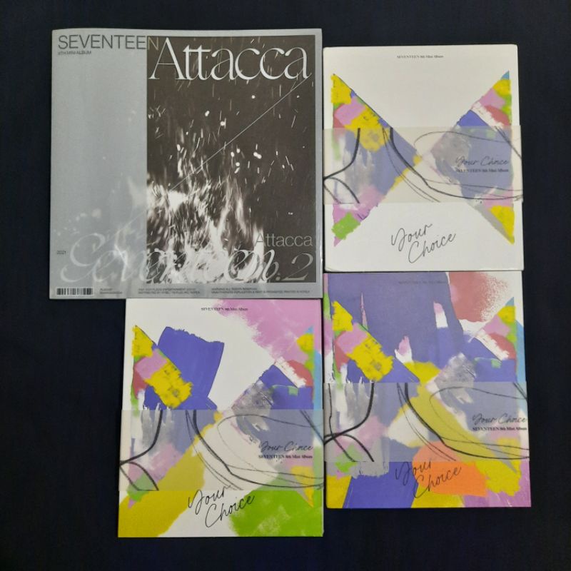 Album SEVENTEEN Attaca & Your Choice Unsealed