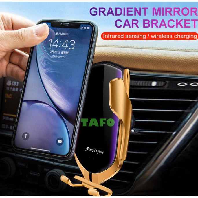 Barang Berkualitas Charger Mobil HP Holder Wireless MURAH