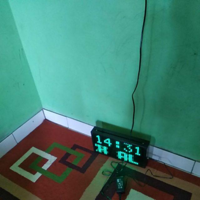 Jam Jadwal Waktu Shalat Digital Plus Buzzer