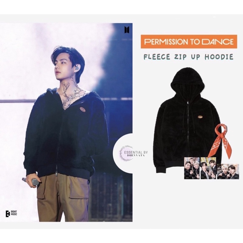 (READY STOCK) Zip Up Fleeze Hoodie PTD