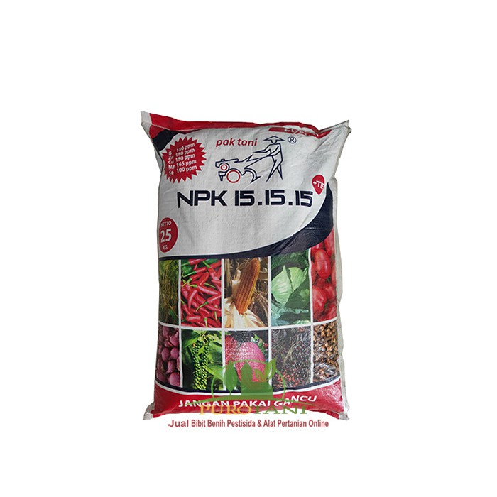 NPK 15.15.15 Plus TE Pak Tani 25 kg NPK 15 15 15TE