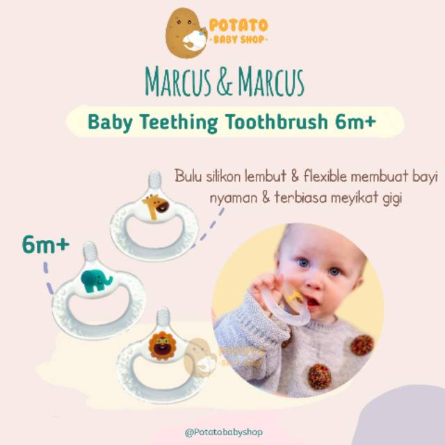 Marcus &amp; Marcus Baby Teething Toothbrush 6m+