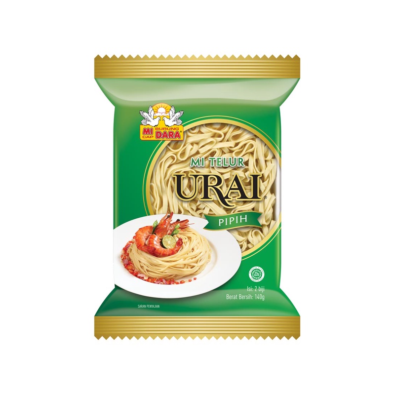 

Burung Dara Mie Telur Urai Pipih 140G - Alhanan/04