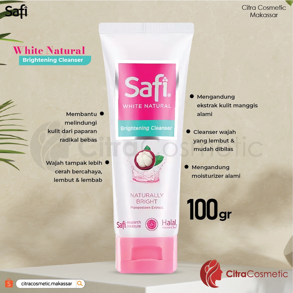 Safi White Natural Magosteen Extract Series Brightening Cleanser | Brightening Cream