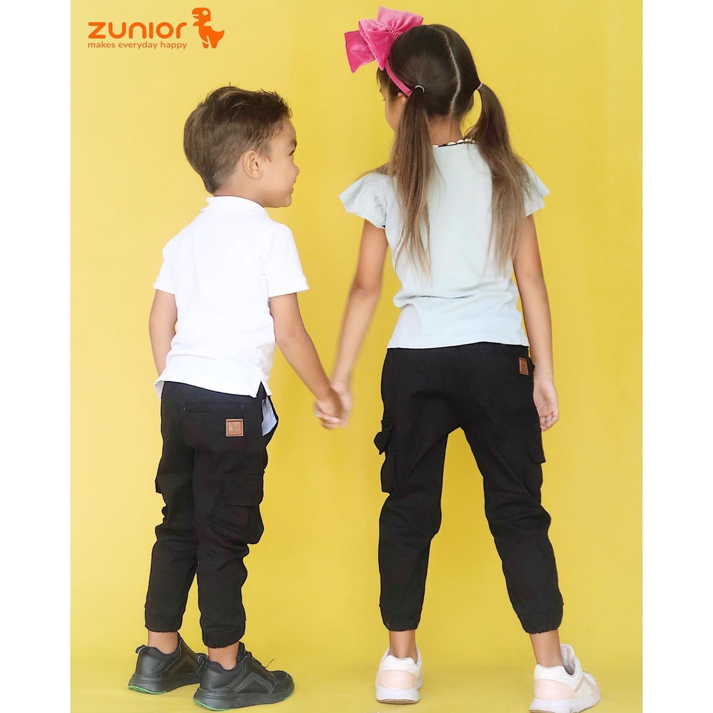 JOGGER CARGO celana anak laki laki dan perempuan by zunior | DUO KRUCILS