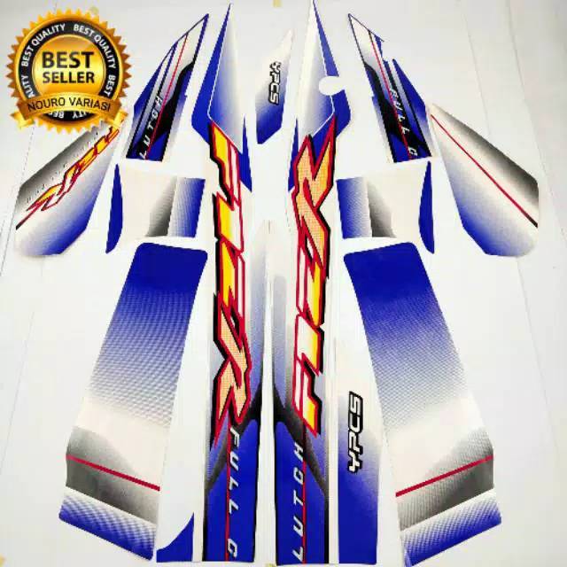 Striping/sticker Yamaha F1ZR/fizr 2003 - putih biru