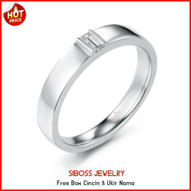 Cincin platinum pria