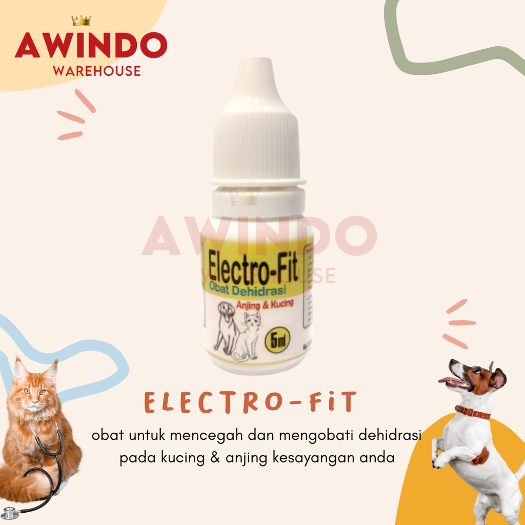 ELECTRO FIT - Obat Dehidrasi Kekurangan Cairan Kucing Anjing