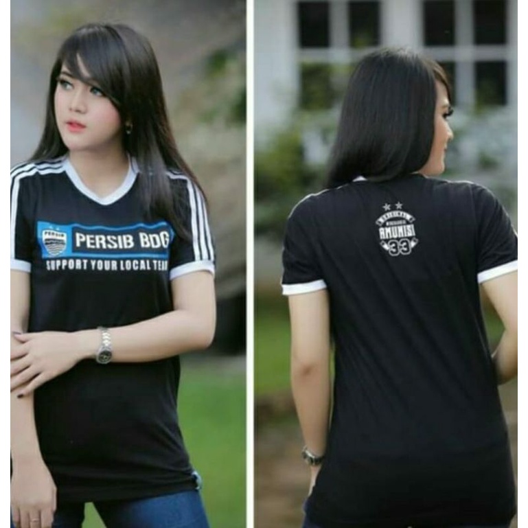 T-SHIRT PERSIB LADIES TERBARU/KAOS MAUNG GEULIS/BISA BAYAR DI TEMPAT (COD)