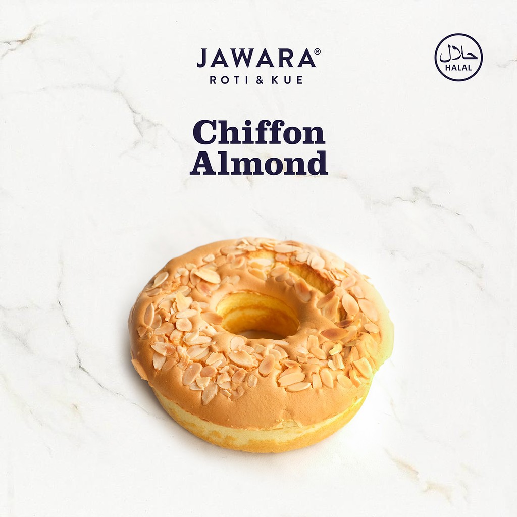 

Jawara - Kue Chiffon Almond | 350gr | Kue Bolu