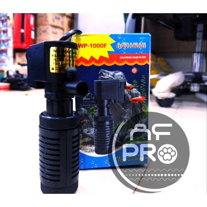 Promo murah pompa aquarium internal filter AQUAMAN WP 1000F