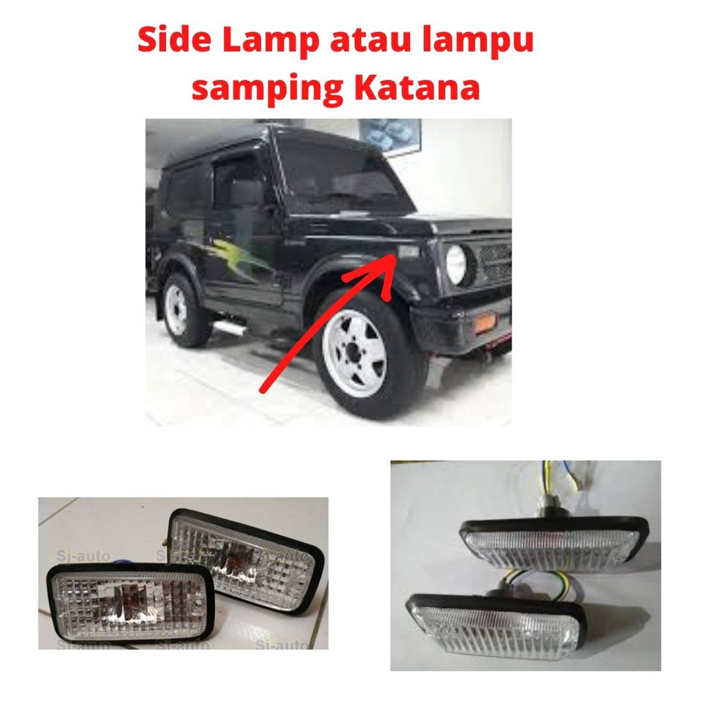 LAMPU SAMPING KATANA/SIDE LAMP KATANA