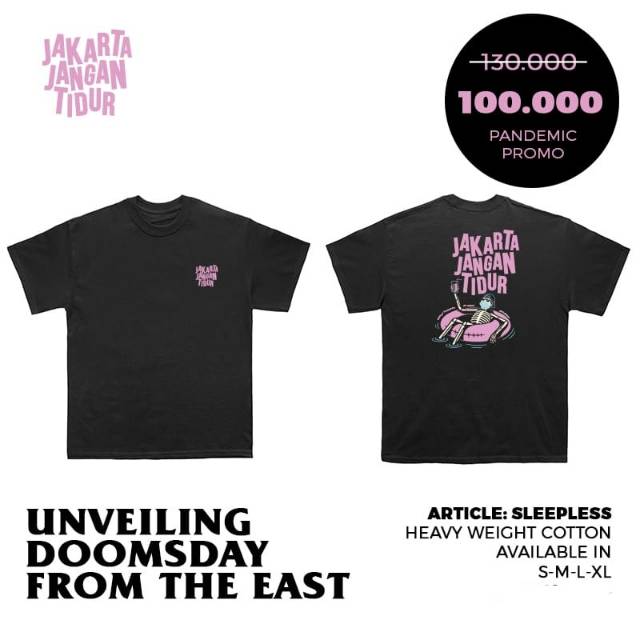 Kaos Jakarta Jangan Tidur