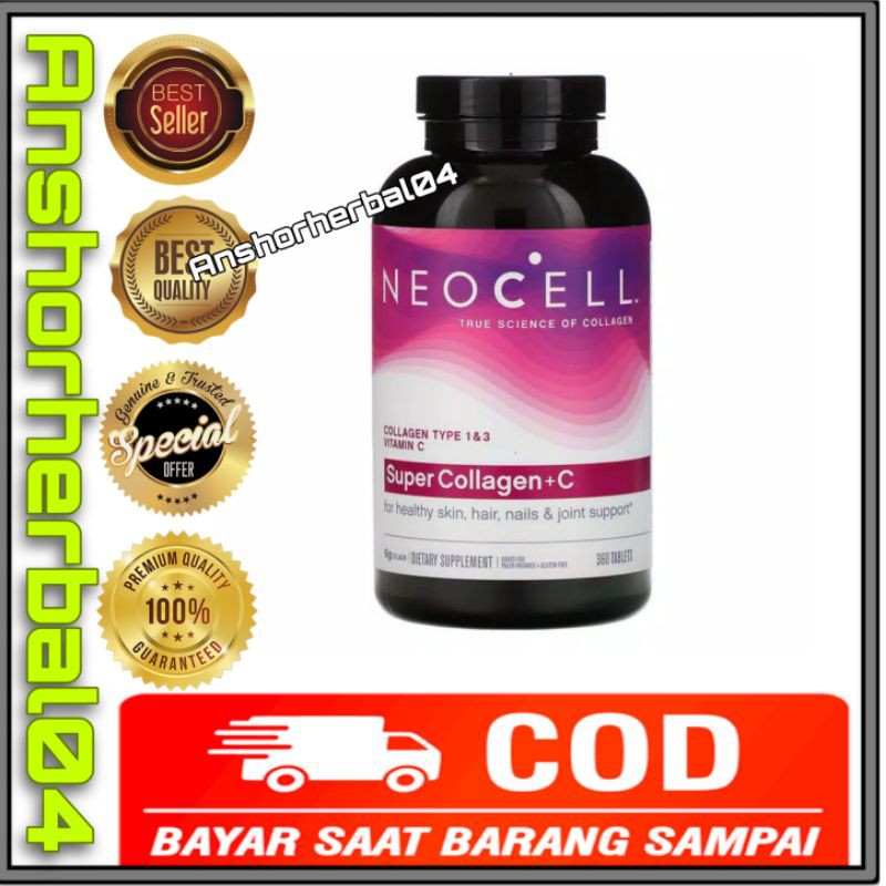 NeoCell Super Collagen C 120 Tablet Original USA