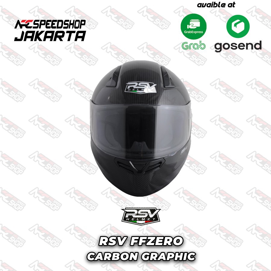 Helm Full Face RSV FFZERO Carbon Graphic - Helmet Motor FF Zero