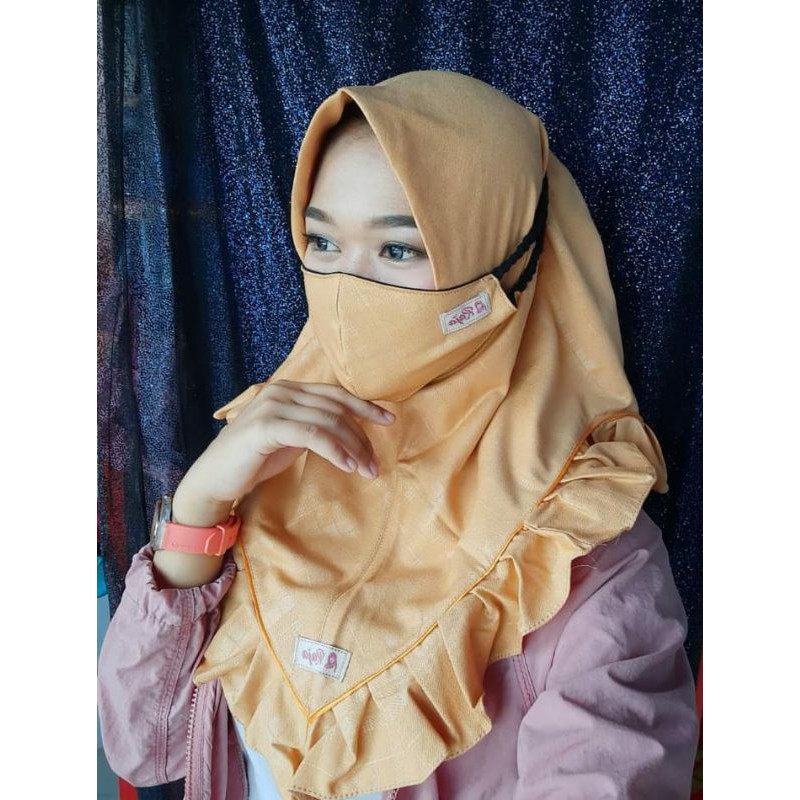 HIJAB ANNISA+ FREE MASKER (( ORI RAJA ))