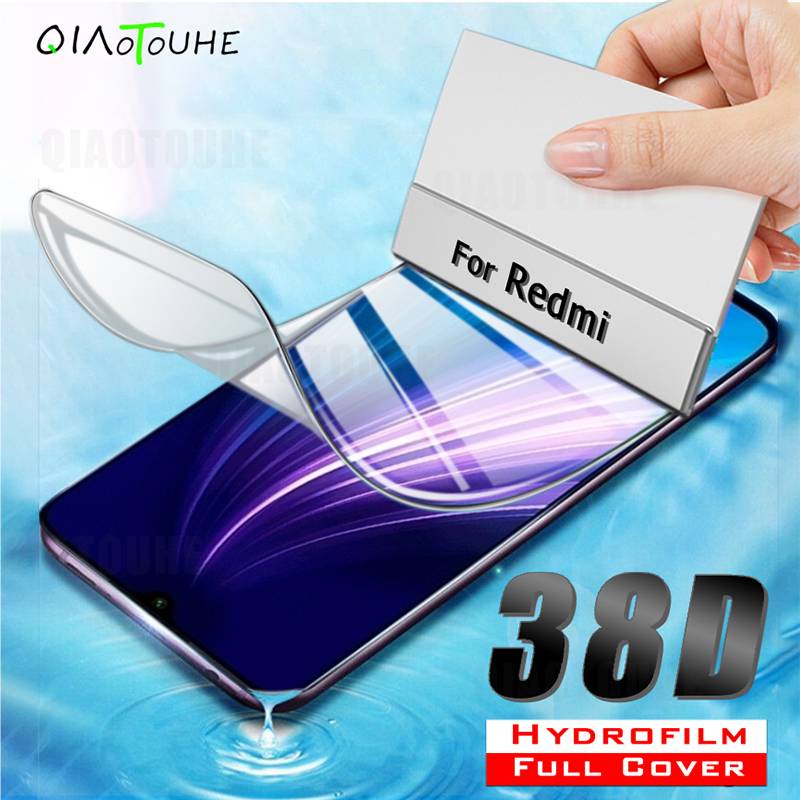 38D Hydrogel Film For Xiaomi Redmi Redmi k30 / K20 pro / K20 / Redmi 10X 4G / Redmi 10X 5G / Redmi 9 / Redmi 9A / k30 / K30 PRO / k30S / Note9 4G / Note9 5G / Note9 Pro / Note8 pro / Note8 / Note7 / 7 pro / Note10 / Note10 Pro Blueray Not Glass