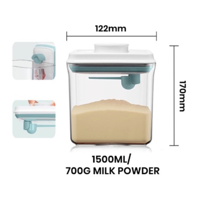 Ankou - Toples Susu Bubuk / Makanan Air Tight 1500ml