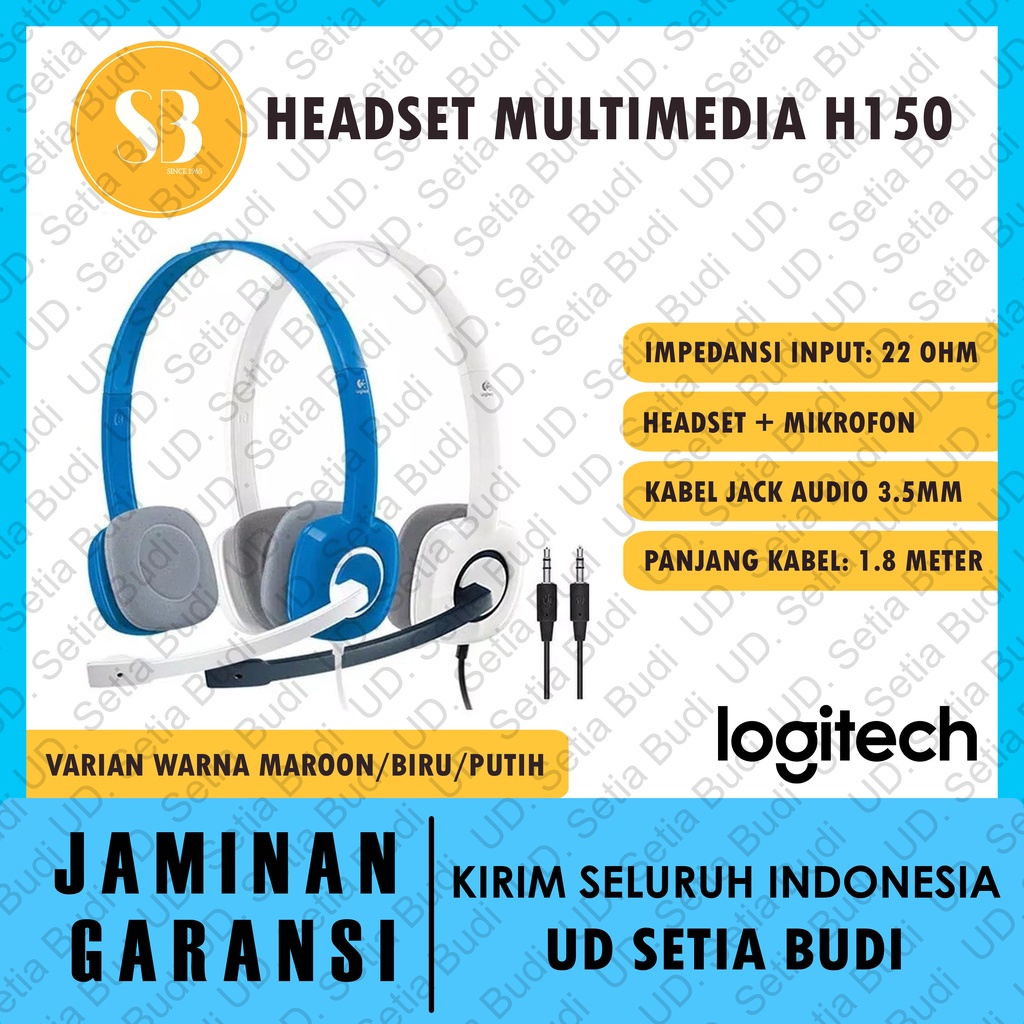 Headset Multimedia Logitech H150