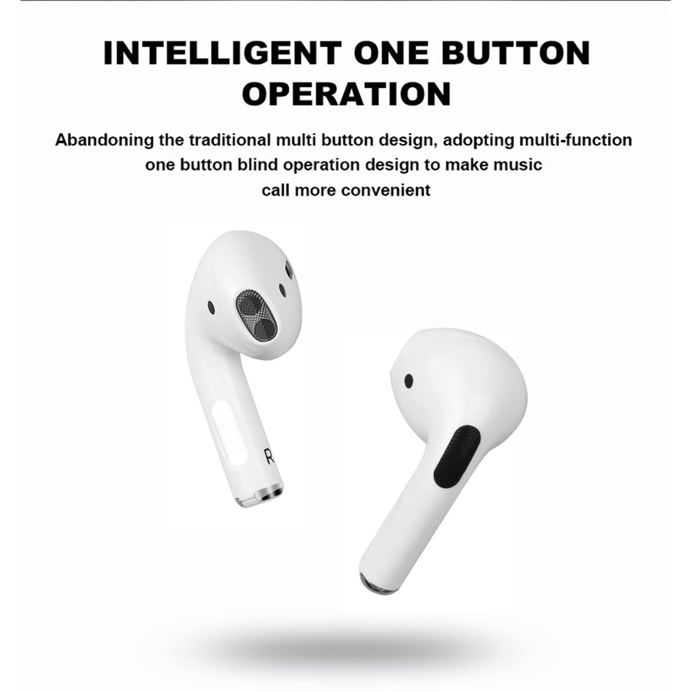 inPods Pro 4 TWS Wireless Bluetooth 5.0 Headset Touch Control Stereo Bass Earphones With Built-in Microphone