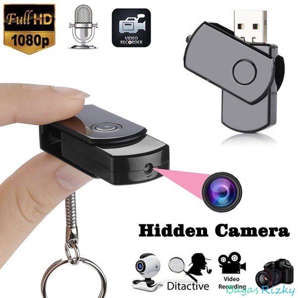 ♐HD Hidden Spy Camera Mini Disk Flash Driver Video Hidden Kamera Spy Cam with Mic