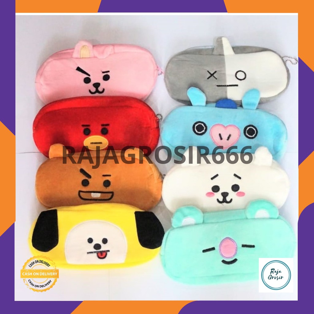  Kotak  pensil  bt21 BTS  warna BANGTAN BOYS BTS  TEMPAT PENSIL  