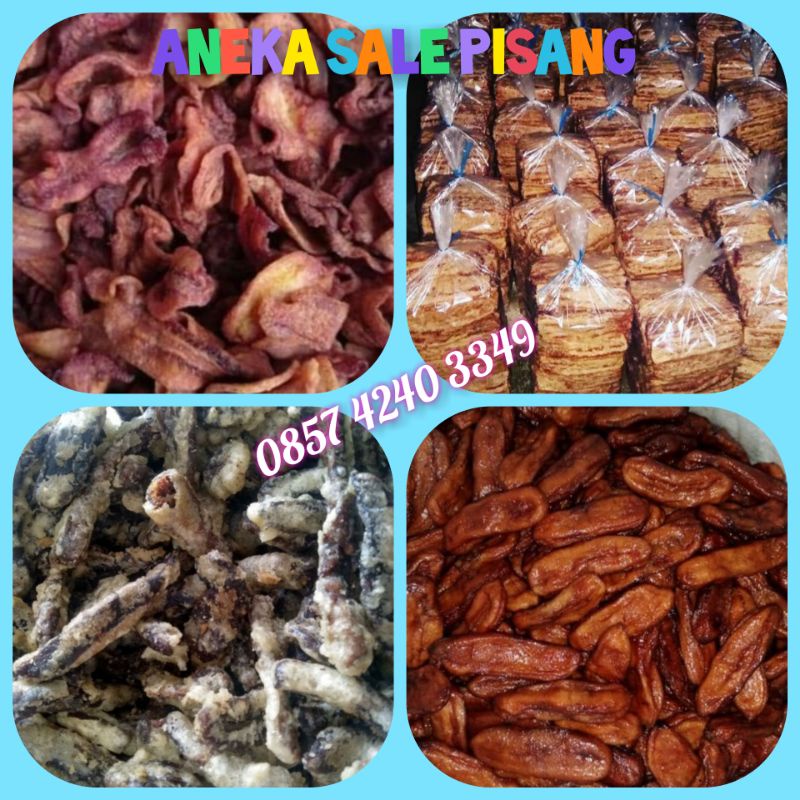 

1 Kg Aneka Sale Pisang Sale Pisang Basah Sale Lidah Sale Jari Kripik Sale Pisang Cemilan Manis Enak