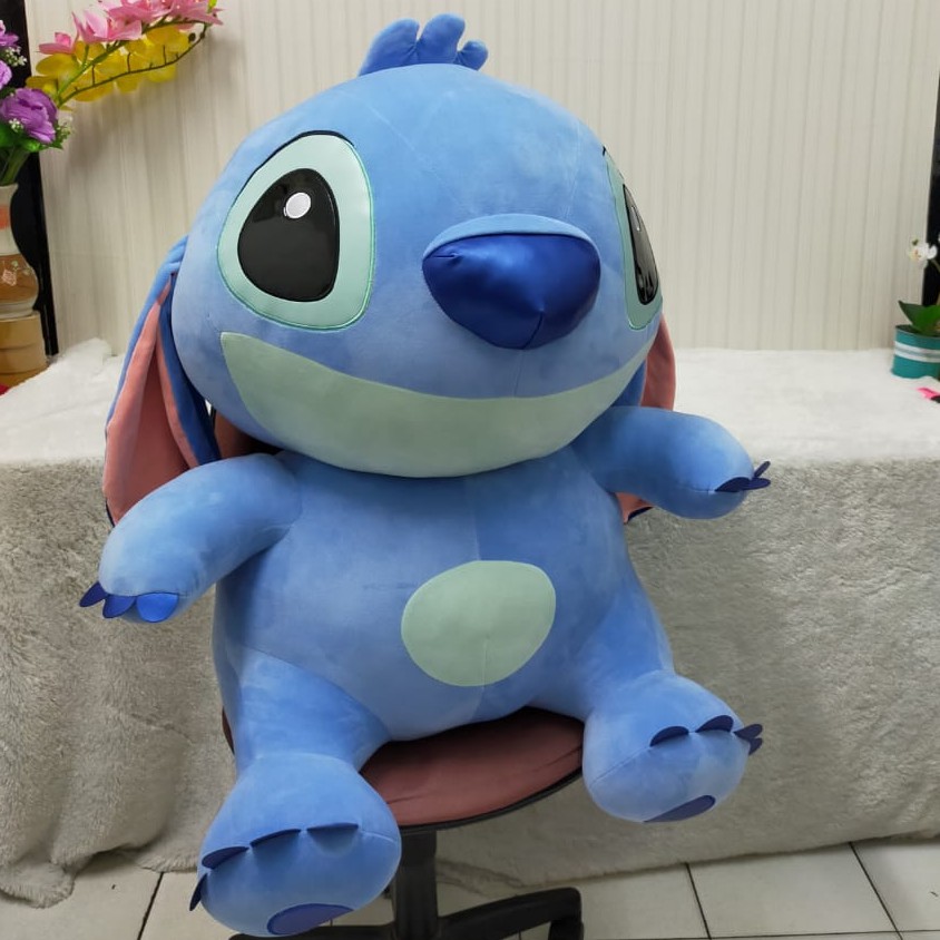 Boneka Soft Stich Size 90cm/32&quot;/boneka Karakter/Boneka Stitch Jumbo/Boneka Stitch Besar Big/Boneka Jumbo