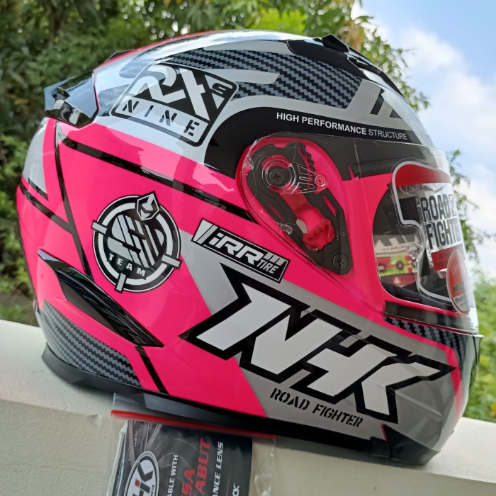 helm nhk rx9 navy red black