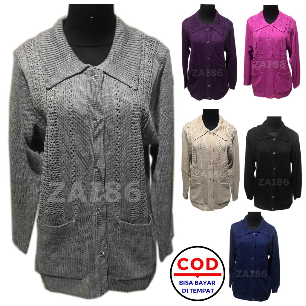 Mantel Rajut Wanita - Mantel Overset Akrilik