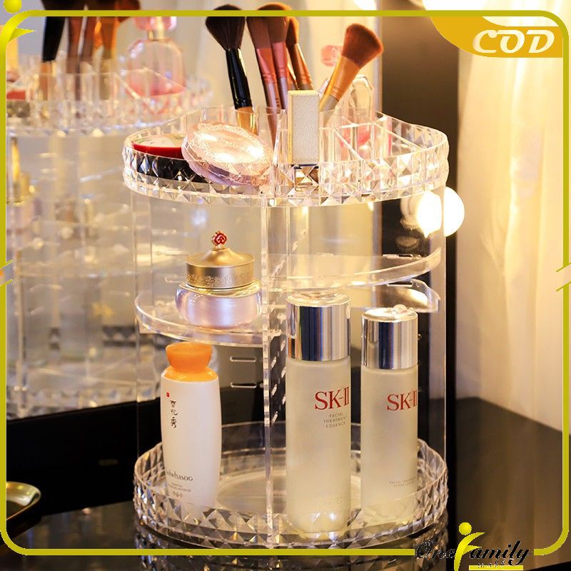 (ACEH) RAK KOSMETIK ORGANIZER/ RAK KOSMETIK ACRYLIC/ RAK KOSMETIK PUTAR