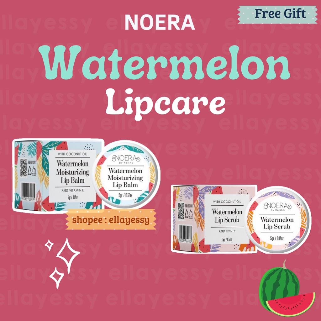 Noera Lip Balm &amp; Lip Scrub