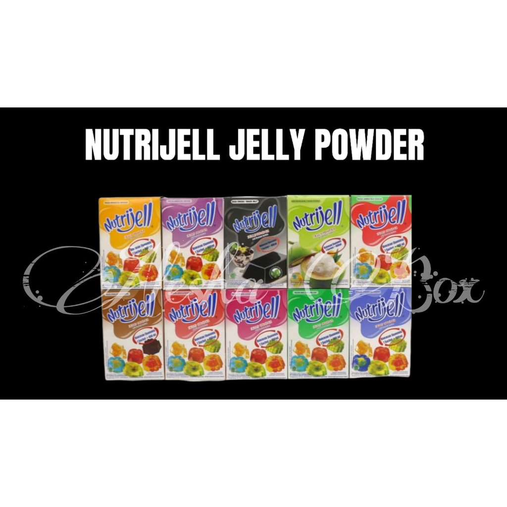 

Nutrijell Nutrijel 10gram / Bubuk agar jelly pudding instan nutrijell