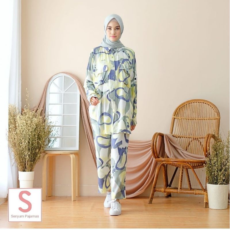 Senyum pajamas Haura set